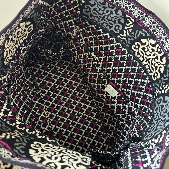 Vera Bradley Canterbury Magenta Large Tote with additional Waterproof Bag - Picture 7 of 10